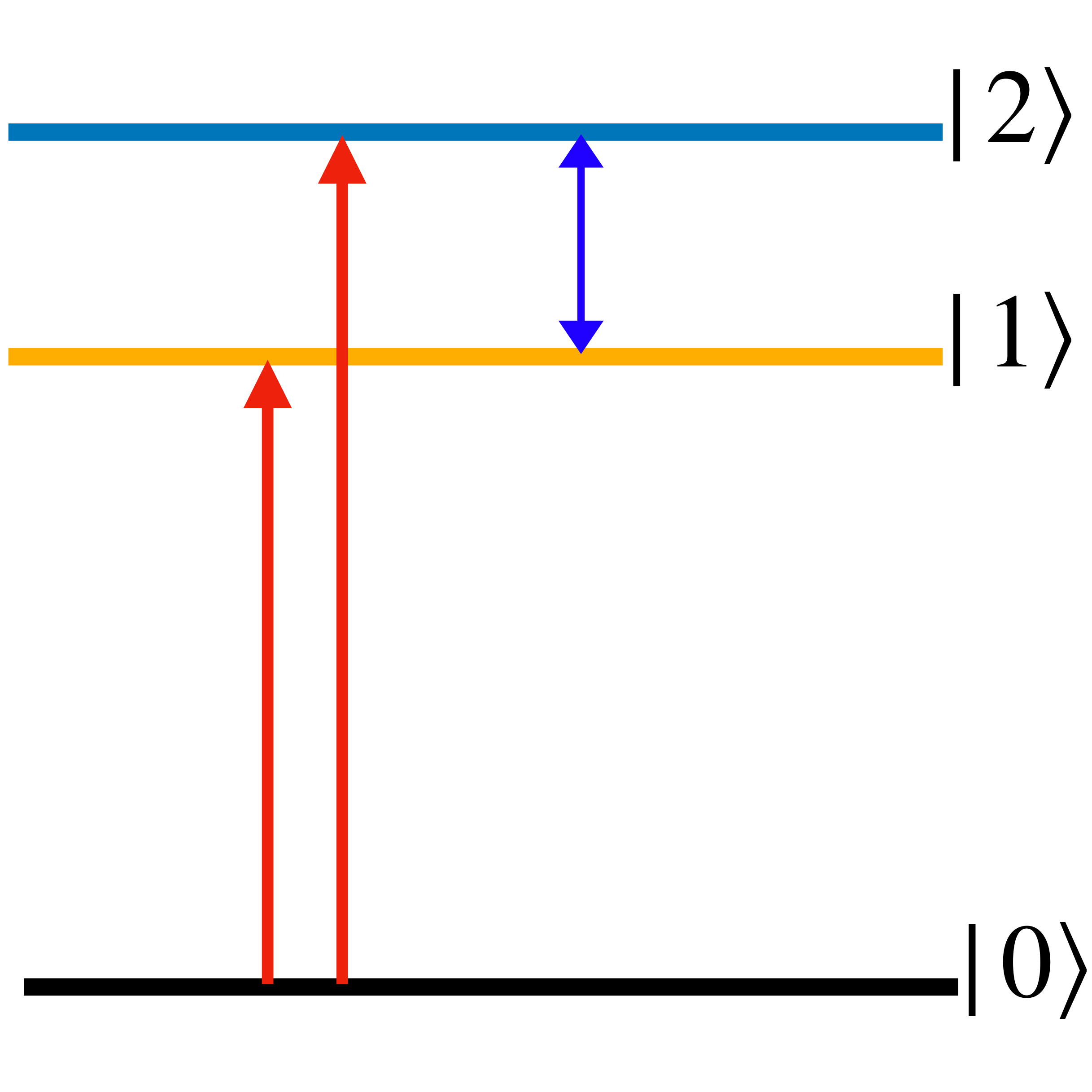 Effective two-level system of the nitrogen molecular ion